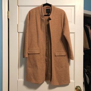 F21 Light Brown Teddy Coat
